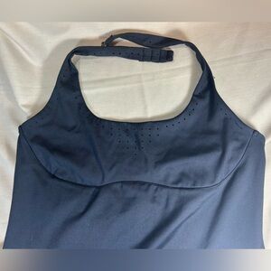 Victoria's Secret Halter Black Active Dress w/  built in shelf bra and shorts